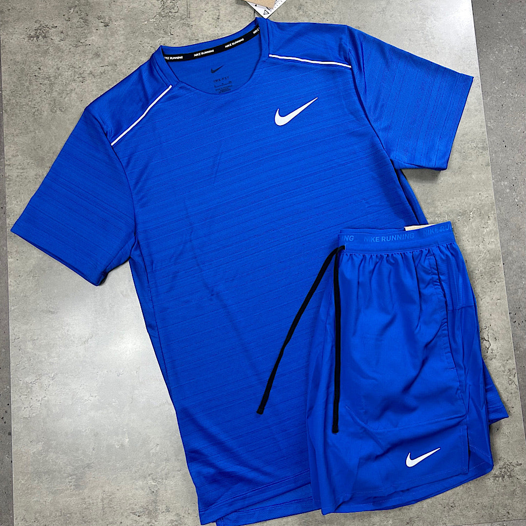 ROYAL BLUE 1.0 MILER & 7” ROYAL BLUE FLEX STRIDE SHORTS